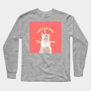 cat's person Long Sleeve T-Shirt